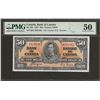 Image 1 : Canada BC-26c 1937 $50 AU50 PMG