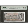 Image 1 : Canada BC-43a 1954 $100 CHUNC63 PMG