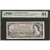 Image 1 : Canada BC-43c 1954 $100 CHUNC64 PMG