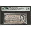 Image 1 : Canada BC-43c 1954 $100 AU55 PMG
