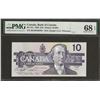 Image 1 : Canada BC-57c 1989 $10 BEH sheet issue SUPGEM68EPQ PMG FINEST KNOWN