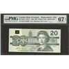 Image 1 : Canada BC-58aA-i 1991 $20 EIX REPLACEMENT SUPGEM67EPQ PMG FINEST KNOWN