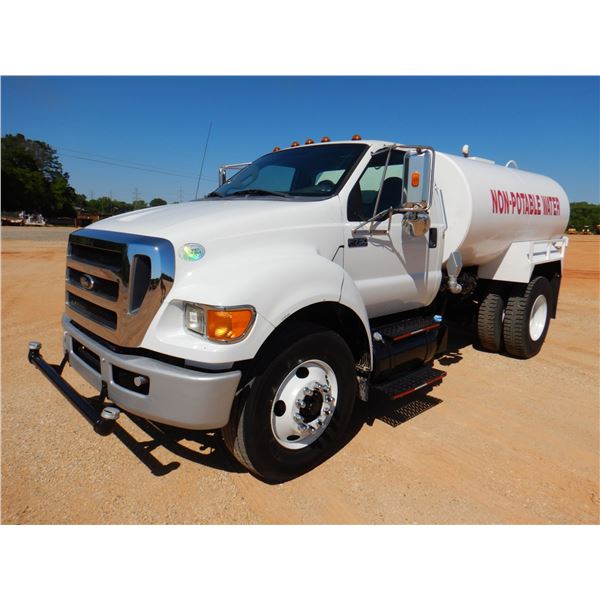 2012 FORD F750 Water Truck