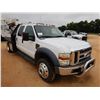 Image 4 : 2008 FORD F550 LARIAT Flatbed Truck