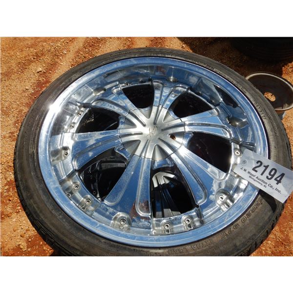 (4) 255/352R20 TIRES W/RIMS (A2)