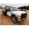 Image 4 : 2009 FORD F550 XL Flatbed Truck