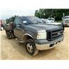 Image 2 : 2006 FORD F350 XLT Flatbed Truck