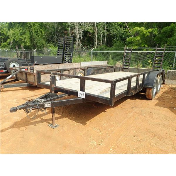 2013 BLACK BROTHERS  Utility Trailer