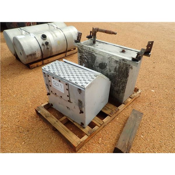 ALUMINUM SADDLE BOX & HYD TANK (A1)