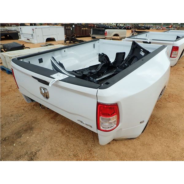 2021 DODGE TRUCK 1 TON TRUCK BED, INCLUDES REAR BUMPER, RECEIVER HITCH, FRONT BUMPERS