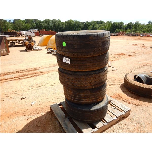 (5) MISC TIRES W/RIM (A2)