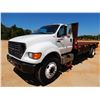 Image 1 : 2000 FORD F750 Flatbed Truck