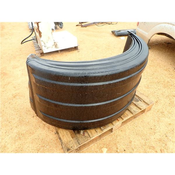 WHEEL FENDER, 4 EACH, BLACK POLY