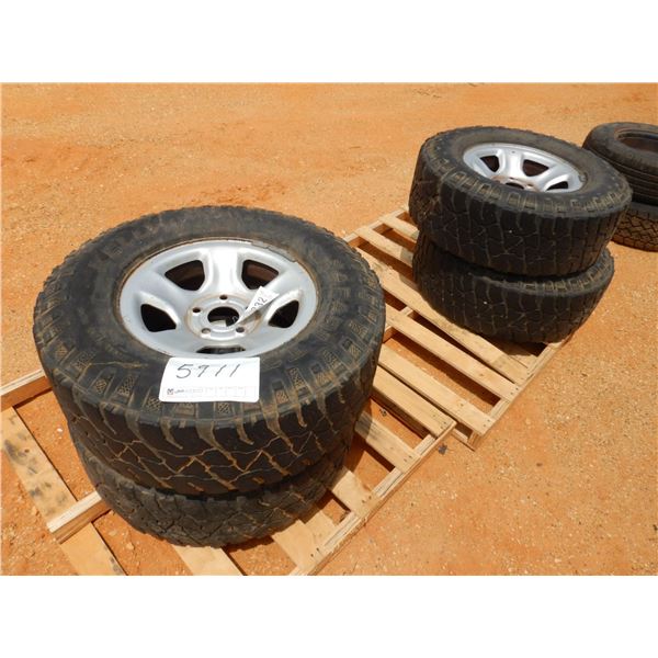 (4) LT285/70R17 TIRES & RIMS (A-2)