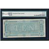 Image 2 : 1864 $10 T-68 Confederate PMG 58EPQ