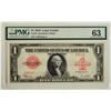 Image 1 : 1923 $1 Low Serial Legal Tender PMG 63
