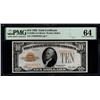 Image 1 : 1928 $10 Gold Certificate PMG 64
