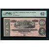 Image 1 : 1864 $10 T-68 Confederate PMG 62EPQ