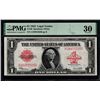 Image 1 : 1923 $1 Red Seal Legal Tender Note PMG 30