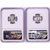 Image 2 : Lot of (2) 1941 Mercury Dime Coins NGC MS65