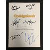 Image 1 : CAST SIGNED CADDYSHACK MOVIE SCRIPT COVER ( REAL AUTHENTICS COA)