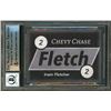 Image 2 : Chevy Chase Fletch Signed Trading Card Auto Graded 10 (Beckett Slabbed