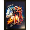 Image 1 : CHRISTOPHER LLOYD, MICHEAL J FOX SIGNED BACK TO THE FUTURE 8 X 10 ( REAL AUTHENTICS COA)