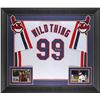 Image 1 : Charlie Sheen Major League Authentic Signed Wildthing Framed Jersey (Beckett Witnessed)