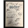 Image 1 : CAST SIGNED HARRY POTTER MOVIE SCRIPT COVER ( REAL AUTHENTICS COA)