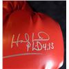 Image 3 : MIKE TYSON & EVANDER HOLYFIELD AUTOGRAPHED RED EVERLAST BOXING GLOVE (JSA COA)