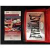 Image 4 : MIKE TYSON & EVANDER HOLYFIELD AUTOGRAPHED RED EVERLAST BOXING GLOVE (JSA COA)