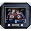 Image 1 : MIKKO RANTANAN/ CALE MAKAR SIGNED 16 X 20 FRAME DISPLAY ( FROZEN POND)