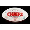 Image 2 : Clyde Edwards-Helaire Signed Chiefs Logo Football (Beckett COA)