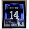 Image 2 : DK METCALF SIGNED 30X36 FRAMED SEAHAWKS JERSEY (JSA CERTIFIED)