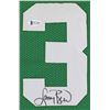 Image 2 : Larry Bird Authentic Signed Green Pro Style Framed Jersey Autographed (Beckett Witnessed)