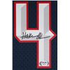 Image 2 : Rockets Hakeem Olajuwon Signed Navy Blue M& N HWC Swingman Jersey (PSA Itp)