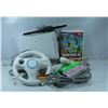 Image 1 : NINTENDO WII CONSOLE WITH 4 REMOTES, CORDS