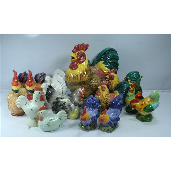 VINTAGE SALT & PEPPER SHAKERS & TEA SET- LOT