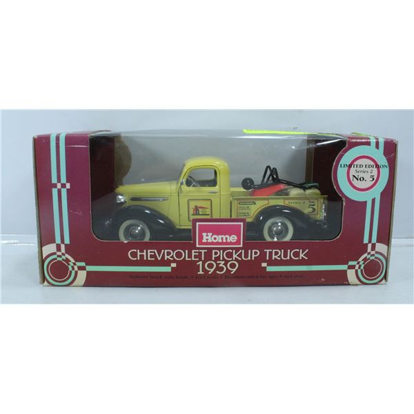 METAL DIE CAST 1939 CHEVROLET PICKUP TRUCK BANK