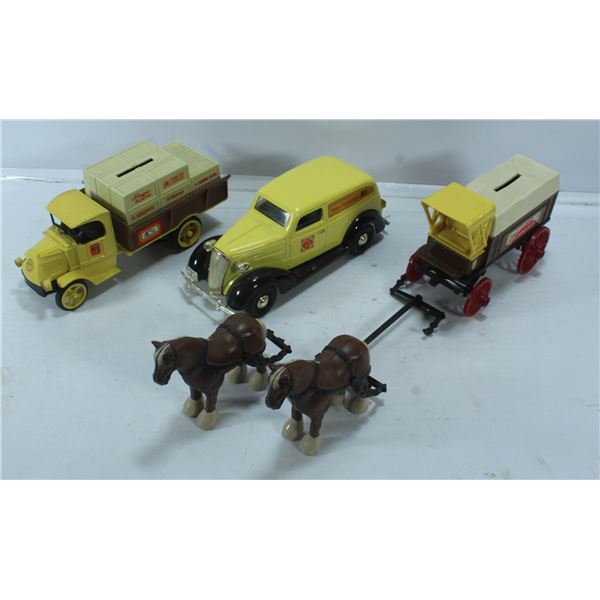 ASSORTED LOT OF DIECAST CARS/TRUCKS