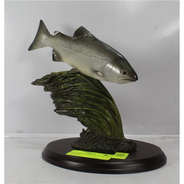 HANDCARVED FISH- 9" X 10"- ARTIST TEOM LIM