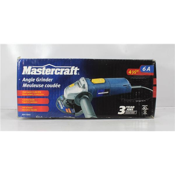 MASTERCRAFT 4 1/2" ANGLE GRINDER