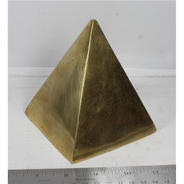 BRASS HEALING PYRAMID EGYPTIAN