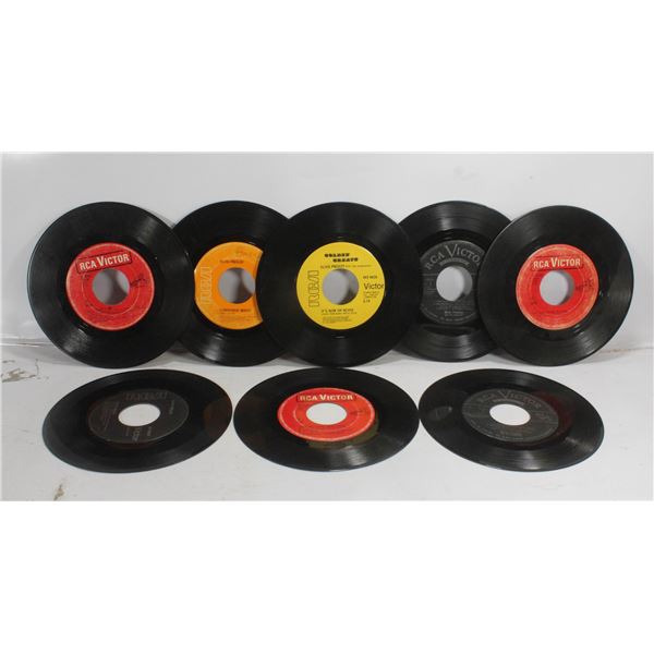 ELVIS PRESLEY 45 RPM JUKE BOX RECORDS