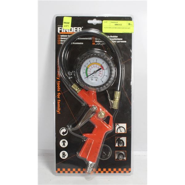NEW INFLATOR AND GAUGE KIT
