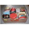 Image 1 : VINTAGE & REPRODUCTION TINS- BOX LOT OF 26