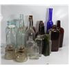 Image 1 : ANTIQUE JARS, BOTTLES & ELECTRICAL INSULATORS-