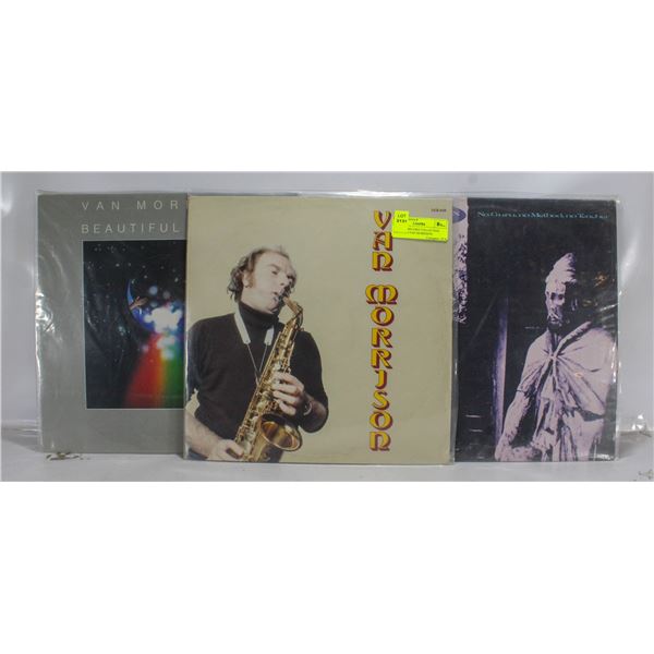 3 ESTATE RECORD COLLECTION VINYL LPS.VAN MORRISON