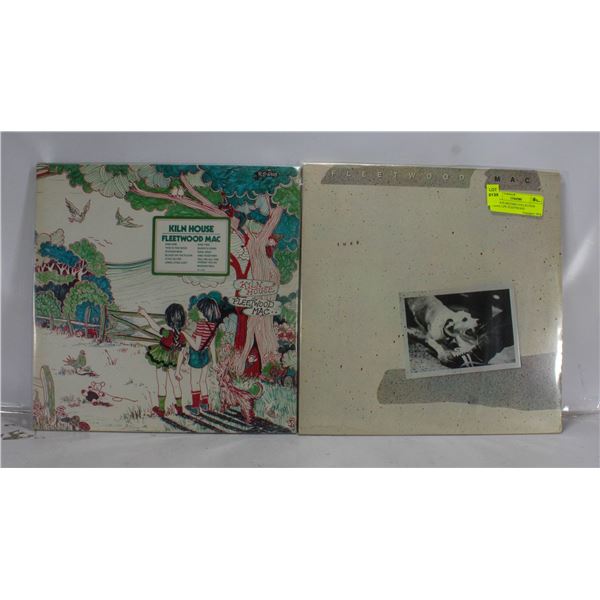 2 ESTATE RECORD COLLECTION VINYL LPS. FLEETWOOD