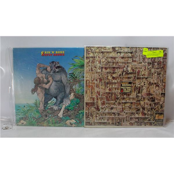 2 ESTATE RECORD COLLECTION VINYL LPS. SAVOY BROWN